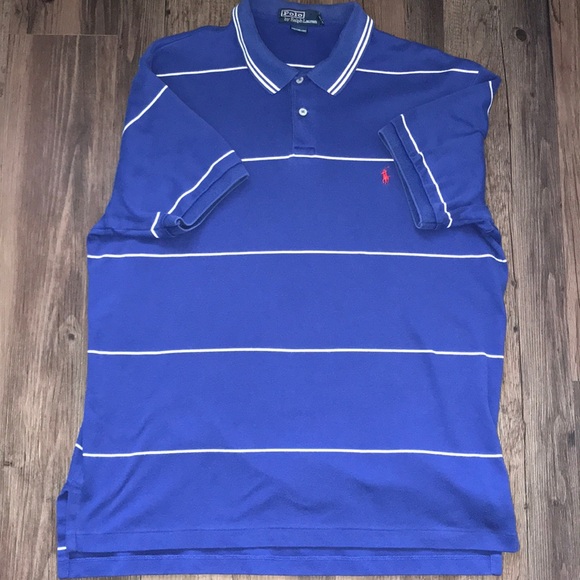 Polo Ralph Lauren Other - ⭐️Men’s royal blue & white polo🏇🏼